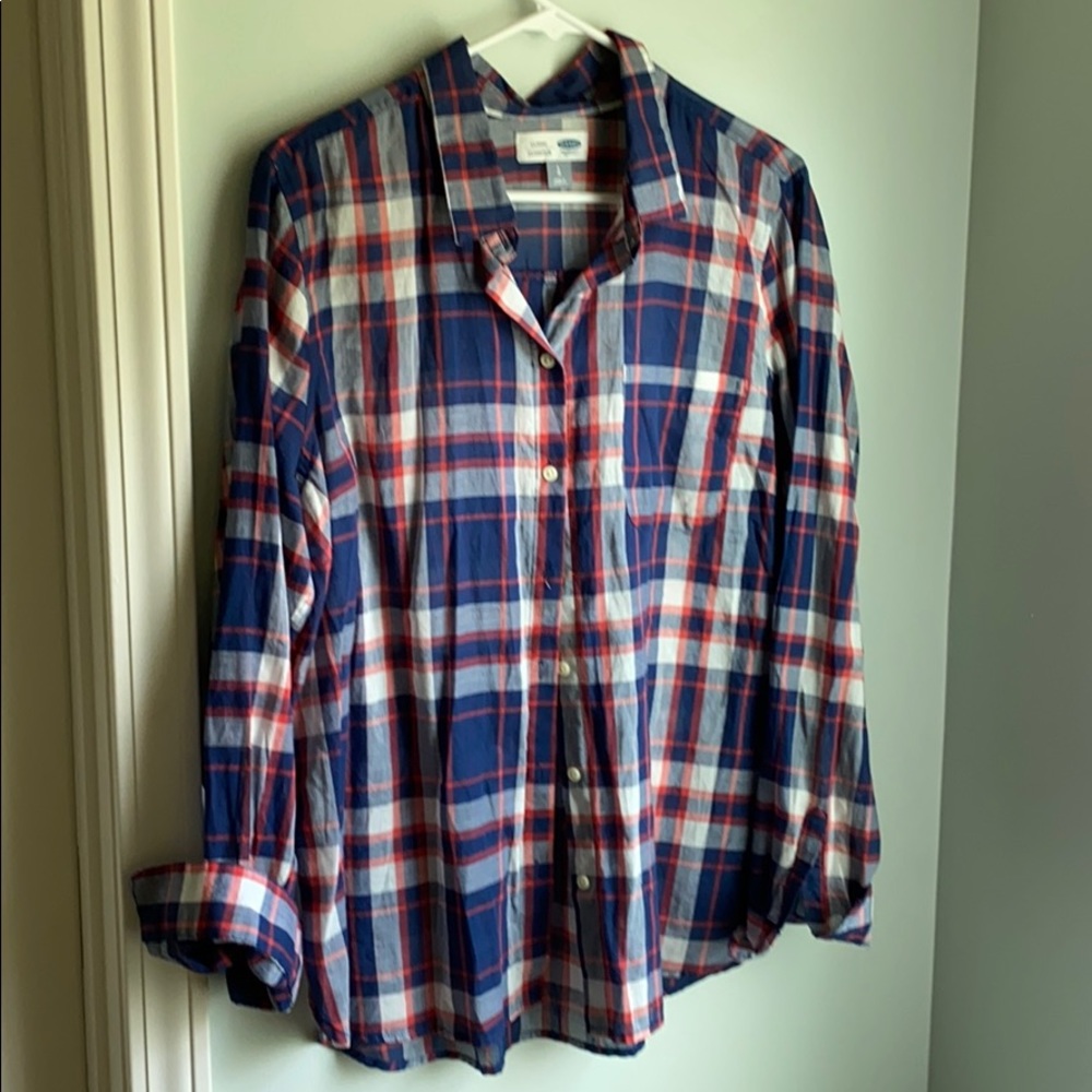 Summer plaid in patriotic colors